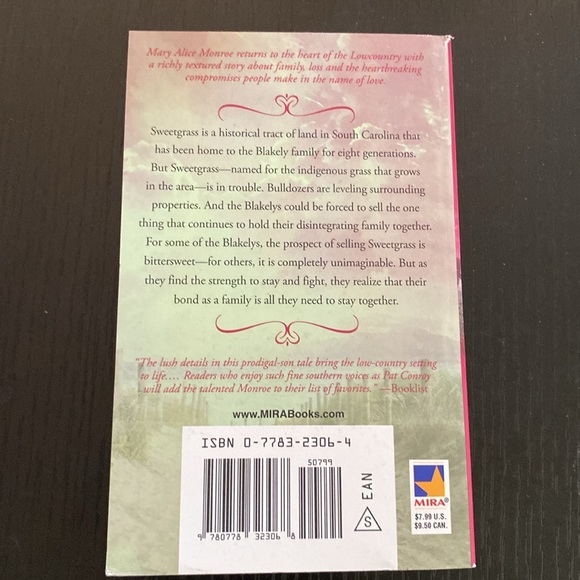 Mary Alice Monroe - Sweetgrass - Picture 2 of 5